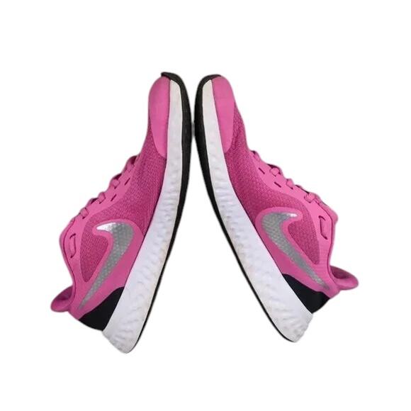 Nike Shoes Bigs Kids 6.5 Athletic Trainer Revolution Running Active Comfort Pink - Picture 15 of 15